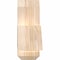 Ekena Millwork Eugene Smooth Timber Gable Bracket, Douglas Fir, 36"W x 12"H x 5 1/2"D x 5 1/2"F, 8/12 Pitch GBW036X12X0606EUG00SDF - alternate 3